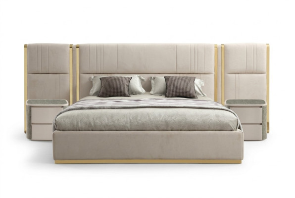 Luxus Design Betten Schlafzimmer Bett Palast Hotel Doppelbett Neu