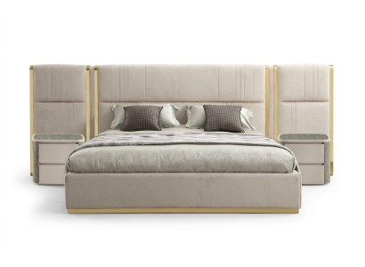 Luxus Design Betten Schlafzimmer Bett Palast Hotel Doppelbett Neu