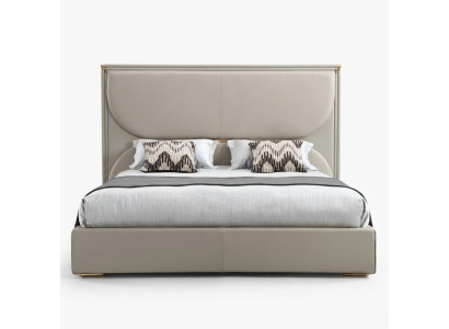 Luxus Schlafzimmer Bett Designer Möbel Doppelbett Weiß Textil Betten Holz Neu