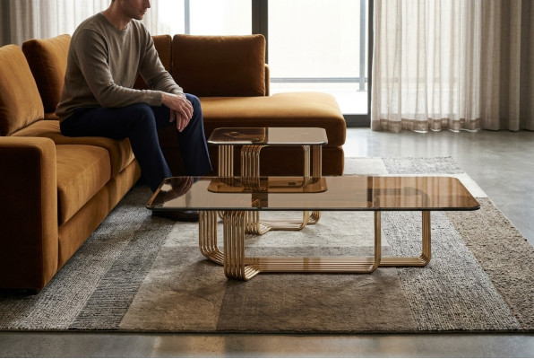 Couchtisch Beistelltisch Kaffeetisch Sofatisch Schwarz Tisch Metall Wohnzimmer