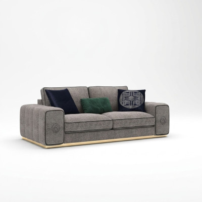 Luxus Couch Polstermöbel Polster Sofa Textil Couchen Wohnzimmer Neu Zweisitzer