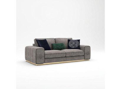 Luxus Couch Polstermöbel Polster Sofa Textil Couchen Wohnzimmer Neu Zweisitzer