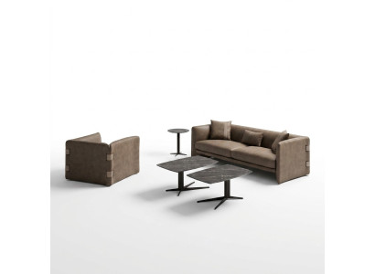Wohnzimmer Komplett 6tlg 2x Couchtisch Luxus Polstermöbel Beige Sofa Couch Neu