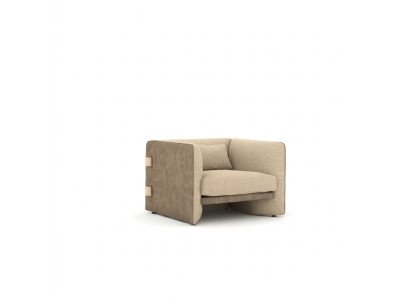 Sessel Polster Textil Modern Wohnzimmer Sitz Design Polstersessel Einrichtung