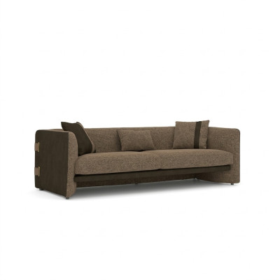 Sofa Dreisitzer Polster Textil Wohnzimmer Couch Design Luxus Polstermöbel