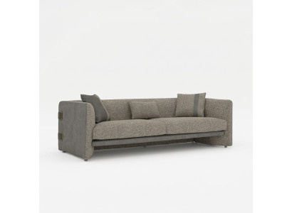 Sofa Dreisitzer Couch Grau Möbel Polstermöbel Wohnzimmer Einrichtung Neu