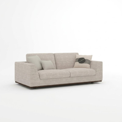 Zweisitzer Sofa Couch Wohnzimmer Einrichtung Design Textil Polstermöbel
