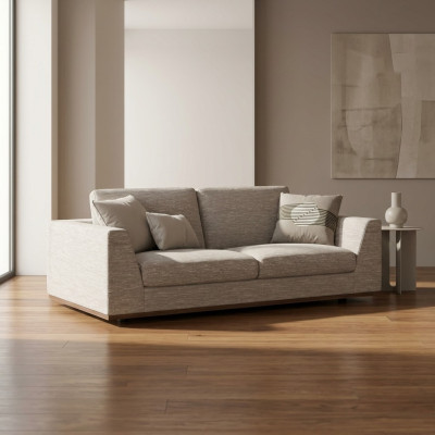 Design Polstersofa Wohnzimmer Zweisitzer Sofa Couch Polstermöbel Textil Neu