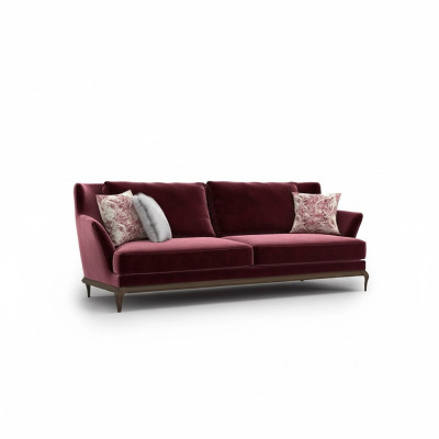 Design Stoffsofa Textil Dreisitzer Sofa Luxus Einrichtung Wohnzimmer Neu