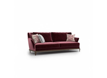 Design Stoffsofa Textil Dreisitzer Sofa Luxus Einrichtung Wohnzimmer Neu