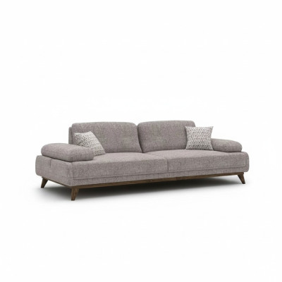 Design Polstermöbel Dreisitzer Sofa Couch Textil Wohnzimmer Modern Einrichtung