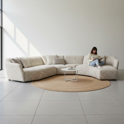 Wohnzimmer Sofa Couch U-Form Neu Eckgarnitur Luxus Polstermöbel Einrichtung