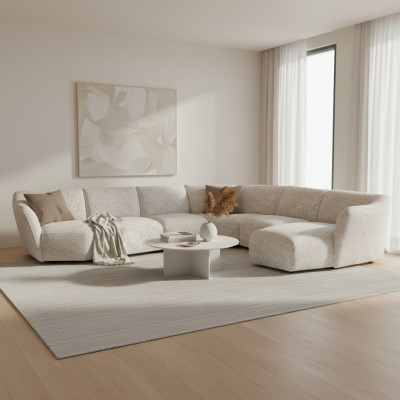 Wohnzimmer Sofa Couch U-Form Neu Eckgarnitur Luxus Polstermöbel Einrichtung