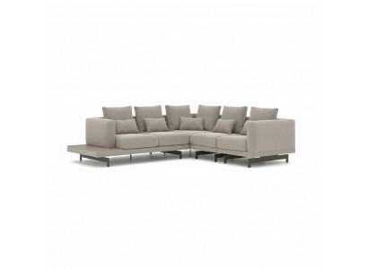  Wohnzimmer Designer Textil Polstermöbel Ecksofa Einrichtung Sofa L-Form