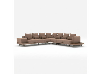 Designer Garnitur Wohnzimmer Ecksofa L-Form Einrichtung Luxus Möbel Neu