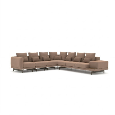 Polstersofa L-Form Wohnzimmer Luxus Eck Garnitur Neu Textil Einrichtung