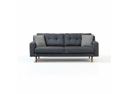 Moderner Grauer Dreisitzer Luxuriöses Wohnzimmer 3-Sitzer Luxus Möbel