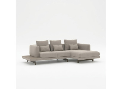 Designer Grau Sofa Couch L-Form Modern Ecksofa Polstermöbel Wohnzimmer