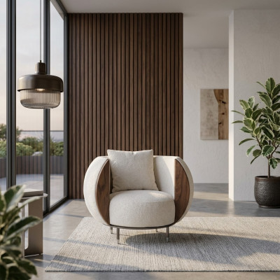 Modern Sessel Design Couch Polster Sitz Polstermöbel Wohnzimmer Einrichtung
