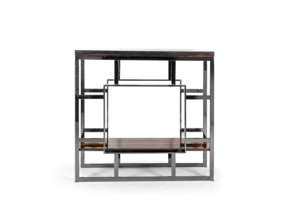 Konsolentisch Holz Tisch Edelstahl Konsole Luxus Wohnzimmer Design