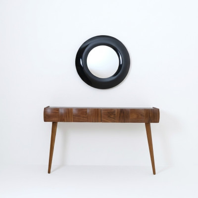 Konsole Kommode Modern Holz Konsolentisch mit Spiegel Luxus Wohnzimmer