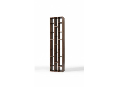 Bücherregal Bücherschrank Regal Wohnzimmer Design Holz Braun Neu