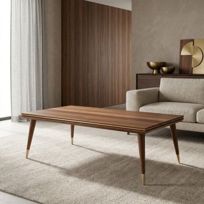 Couchtische Luxus Tische Wohnzimmer Design Möbel Braun Kaffeetisch