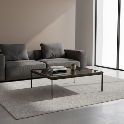 Braun Möbel Design Couchtisch Wohnzimmer Luxus Tisch Einrichtung Neu