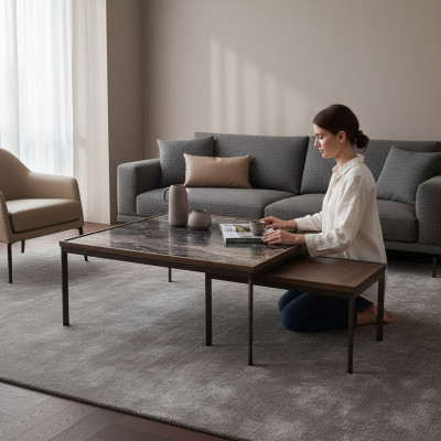 Wohnzimmer Neu 2x Couchtisch Luxus Tisch Einrichtung Design Möbel