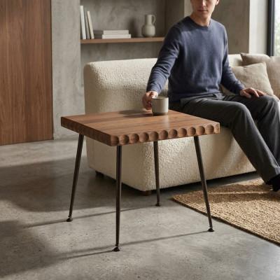 Holz Beisteltisch Wohnzimmer Modern Möbel Kaffeetisch Einrichtung Neu