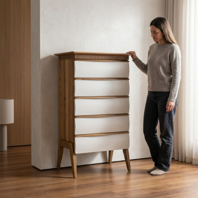 Schlafzimmer Kommode Braun Holzmöbel Neu Holz Kommodenschrank