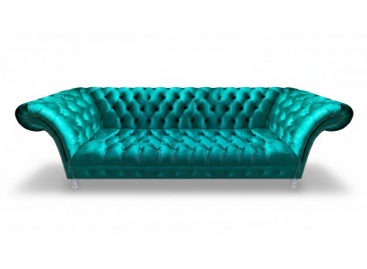 Chesterfield Luxus Modern Dreisitze Sofa Couch Designer Wohnzimmer Neu