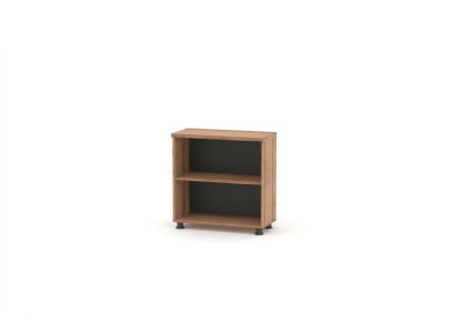 Aktenschrank mit Einlegenboden Arbeitszimmer Braun Einfarbig Modern Stil