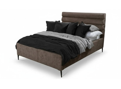 Bett Doppelbett Schlafzimmer 180сm Matratze Braun moderner Stil Hochwertig