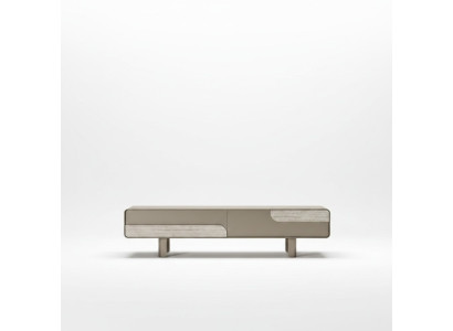 Moderner TV-Lowboard aus Holz in Beige
