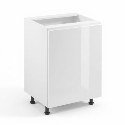 Mobilní kuchyňská základna s lesklou deskou