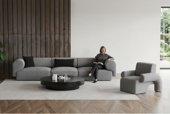 Sofa in modernem Design für einen gemütlichen Raum