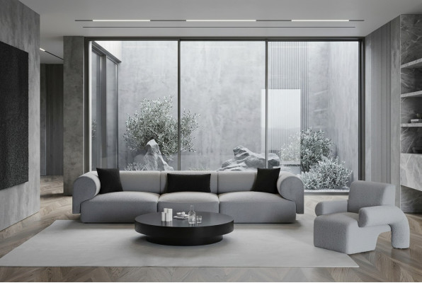Sofa in modernem Design für einen gemütlichen Raum