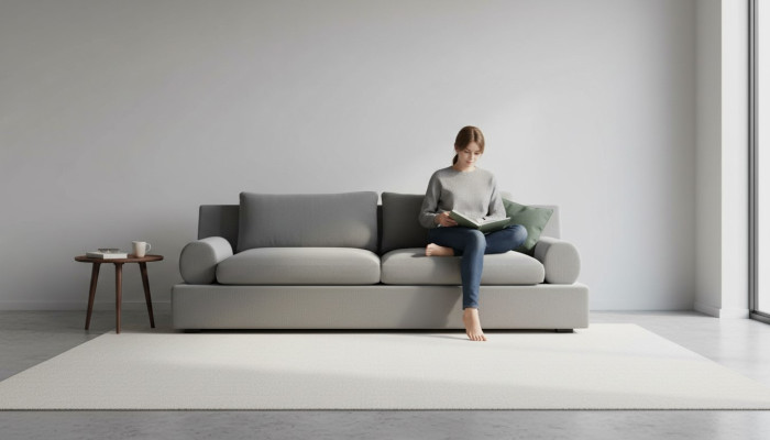 Sofa in modernem Design passt in jedes Interieur