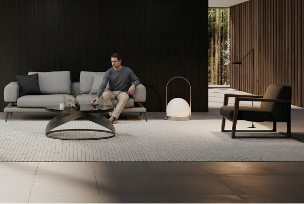 Sofa mit Sessel für das Wohnzimmer Komforttechnologie in jedem Sitz