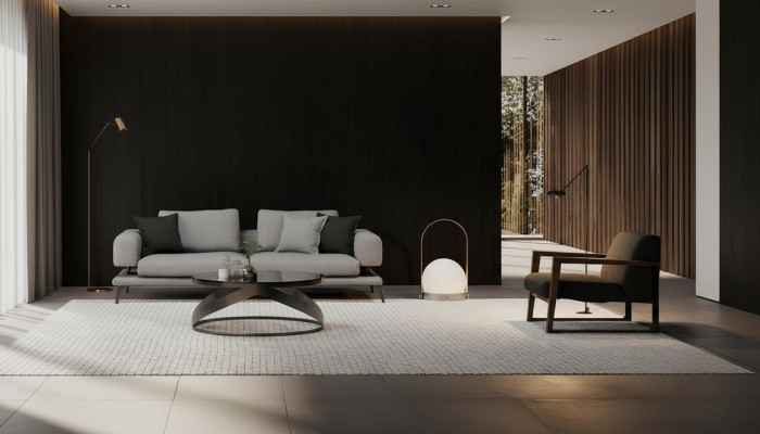 Sofa mit Sessel für das Wohnzimmer Komforttechnologie in jedem Sitz