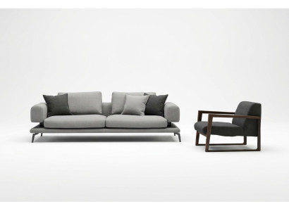 Sofa mit Sessel für das Wohnzimmer Komforttechnologie in jedem Sitz