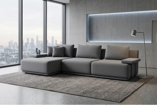 Ecksofa für Wohnzimmer Ästhetik ohne Überlastung