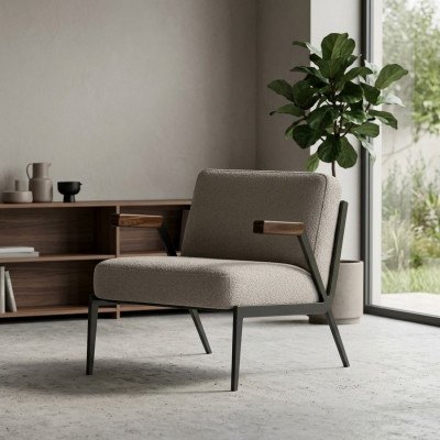 Sessel im zeitgenössischen Stil für das Wohnzimmer  Komfort, der inspiriert