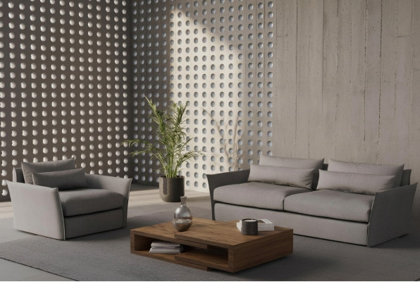 Sofa mit Sessel für Wohnzimmer im modernen Stil für das Wohnzimmer