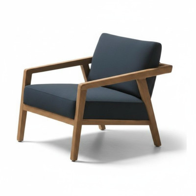 Ein Sessel in stilvollem Design Lakonisch. Gemütlich. Modern.