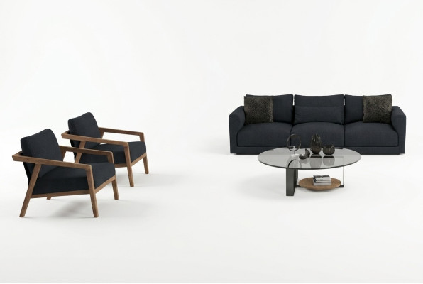 Sofa 3 Sitzer mit Sessel  Die Ästhetik der Gemütlichkeit - jeden Tag