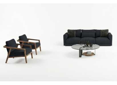 Sofa 3 Sitzer mit Sessel  Die Ästhetik der Gemütlichkeit - jeden Tag