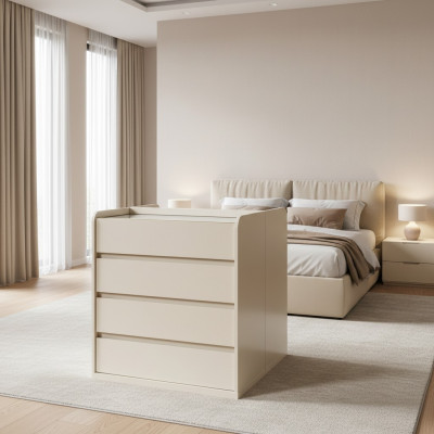 Insel begehbarer Kleiderschrank Doppelkommode beidseitig modern