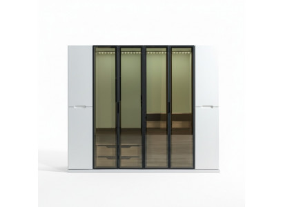 Kleiderschrank Schlafzimmer 255 cm modern großer Schrank